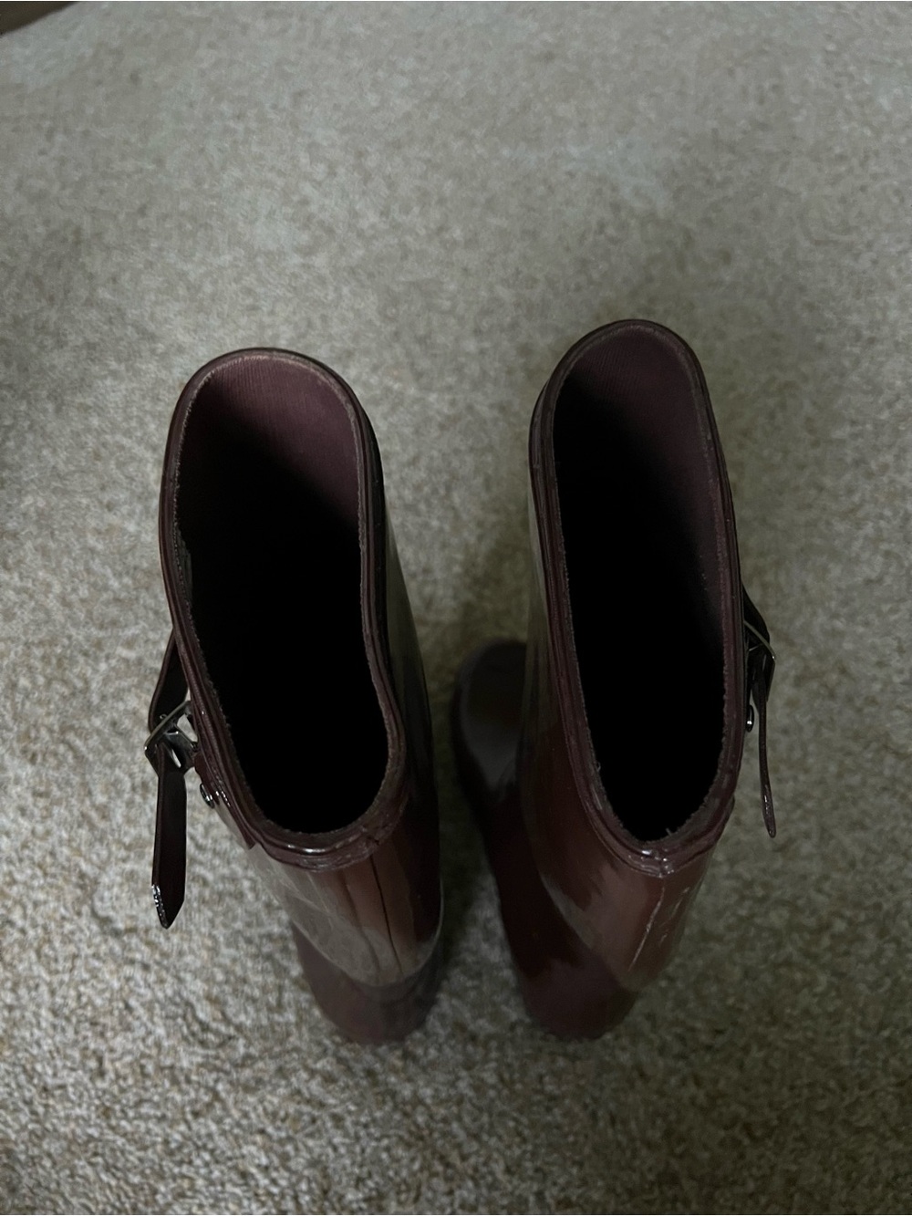 Hunter Tall Glossy Rain Boots - Picture 4 of 5